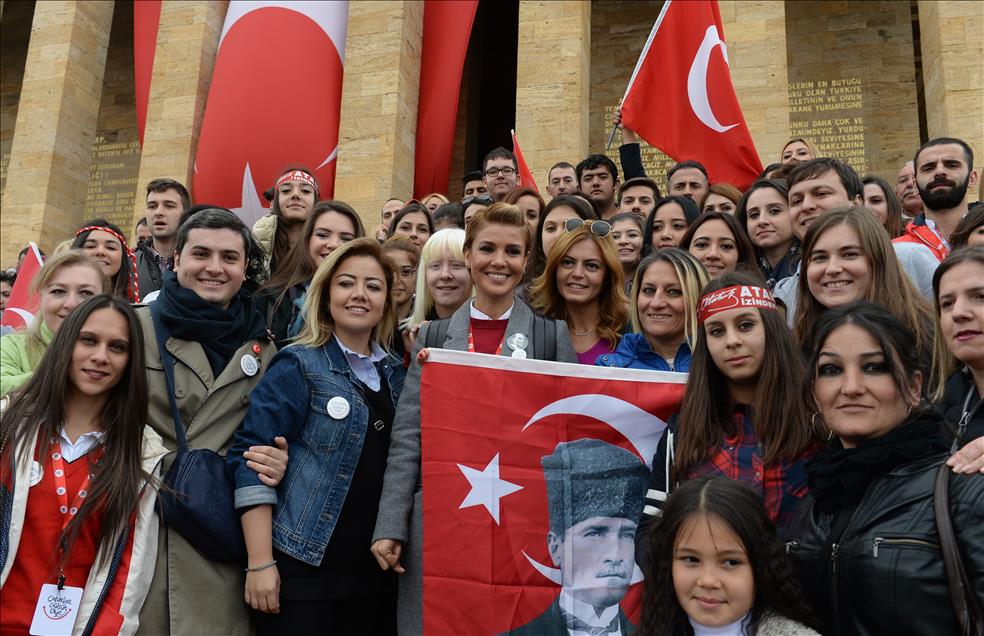 Anıtkabir'de Cumhuriyet Bayramı