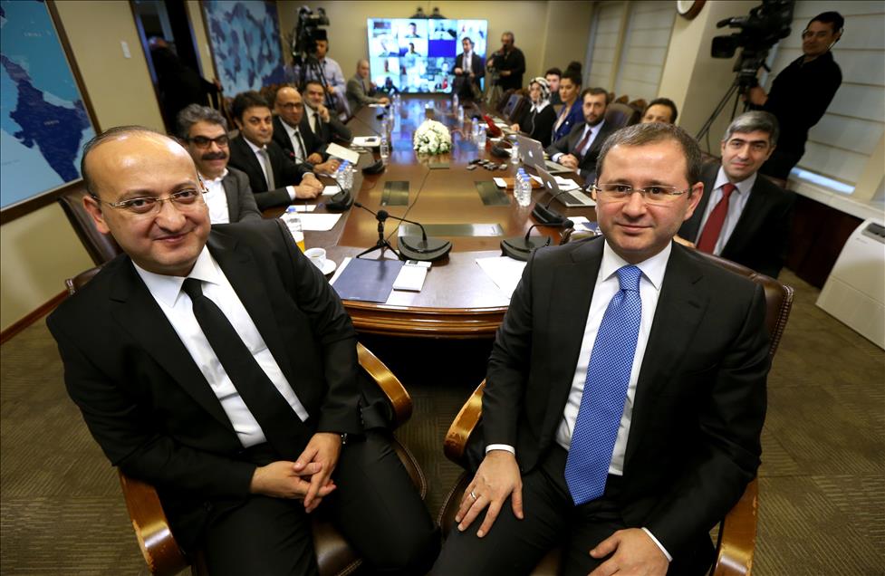 Başbakan Yardımcısı Akdoğan, AA Editör Masası'nda