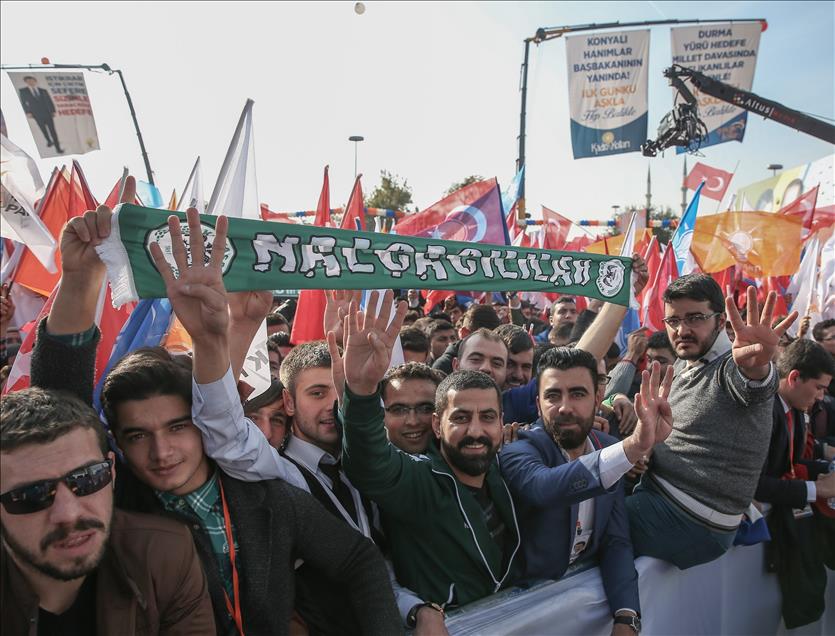 AK Parti Genel Başkanı ve Başbakan Davutoğlu, Konya'da