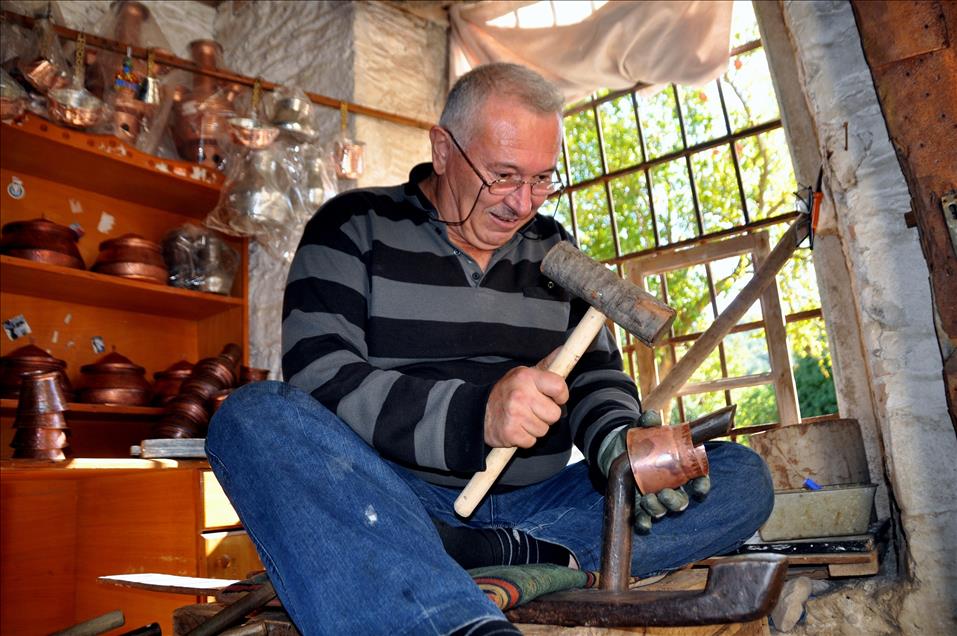 "Gladyatörler Şehri"nin son bakır ustası