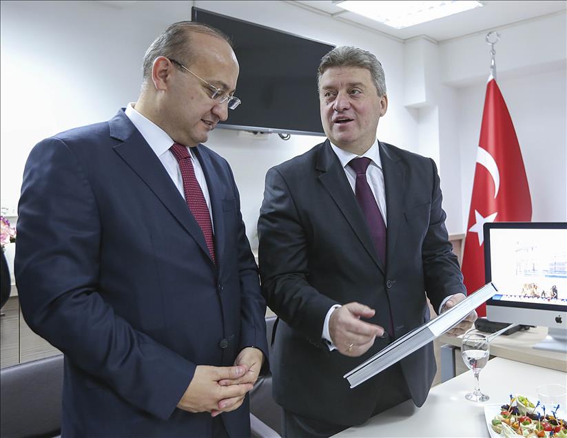 Başbakan Yardımcısı Akdoğan, AA'nın Üsküp ofisini açtı