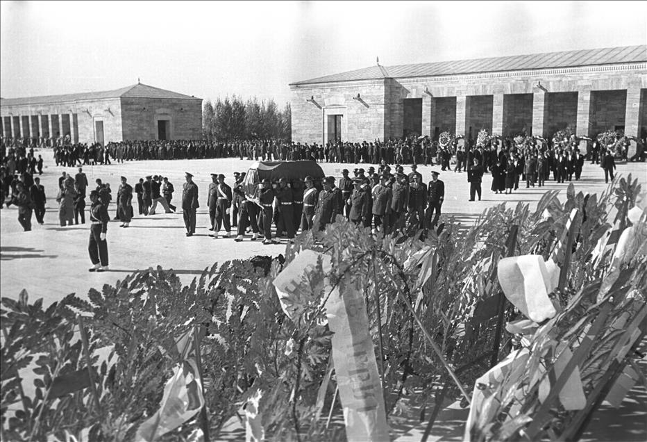 Ata'nın cenazesinin Anıtkabir’e yolculuğu