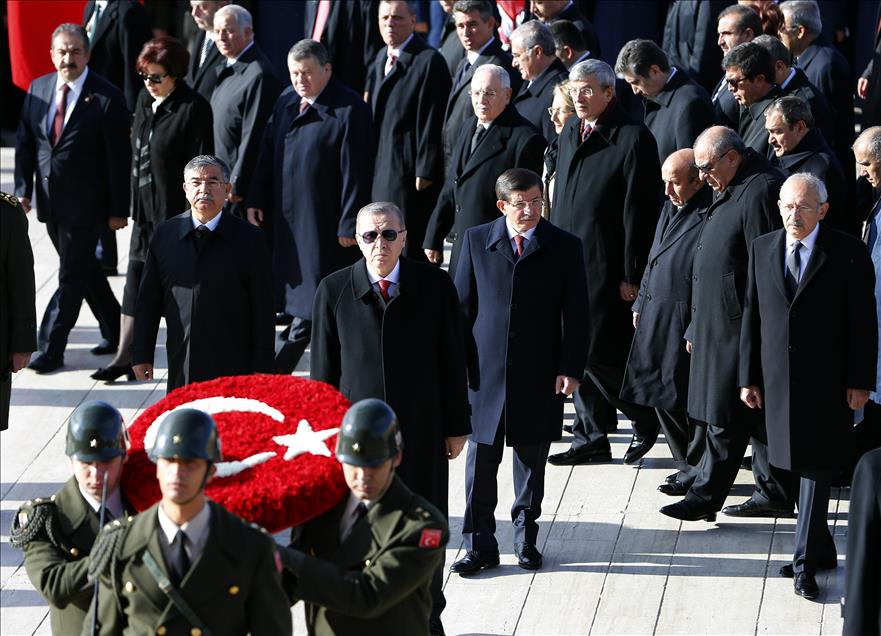 Büyük Önder Atatürk'ün ebediyete intikalinin 77. yılı