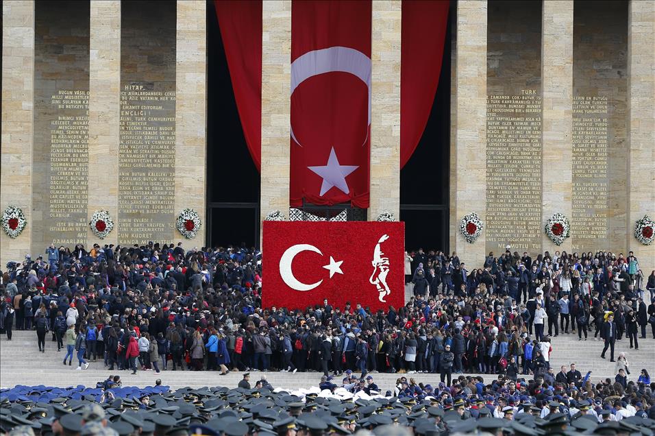 Büyük Önder Atatürk'ün ebediyete intikalinin 77. yılı