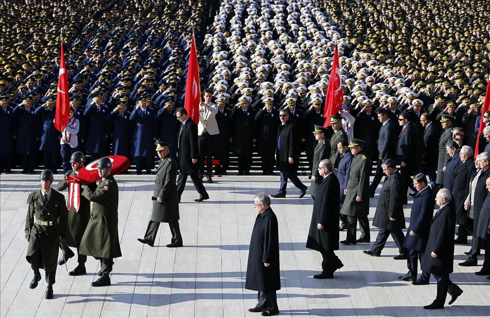 Büyük Önder Atatürk'ün ebediyete intikalinin 77. yılı