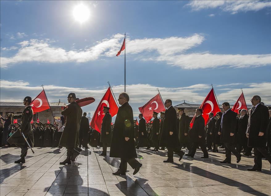 Büyük Önder Atatürk'ün ebediyete intikalinin 77. yılı