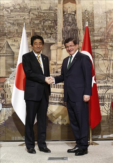 Davutoğlu - Abe görüşmesi