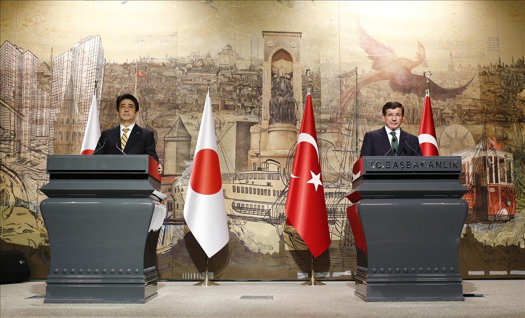 Davutoğlu - Abe görüşmesi