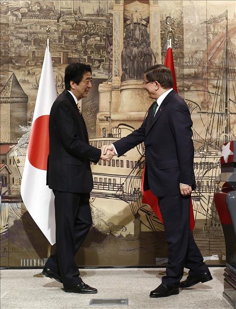 Davutoğlu - Abe görüşmesi