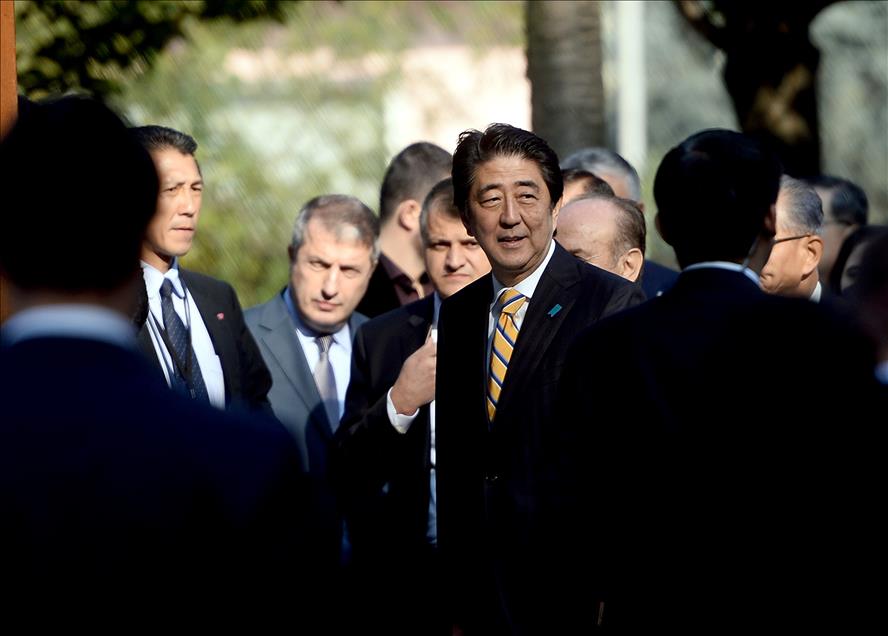 Japonya Başbakanı Abe İstanbul'da