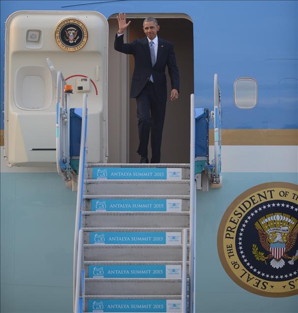 ABD Başkanı Obama Antalya'ya geldi