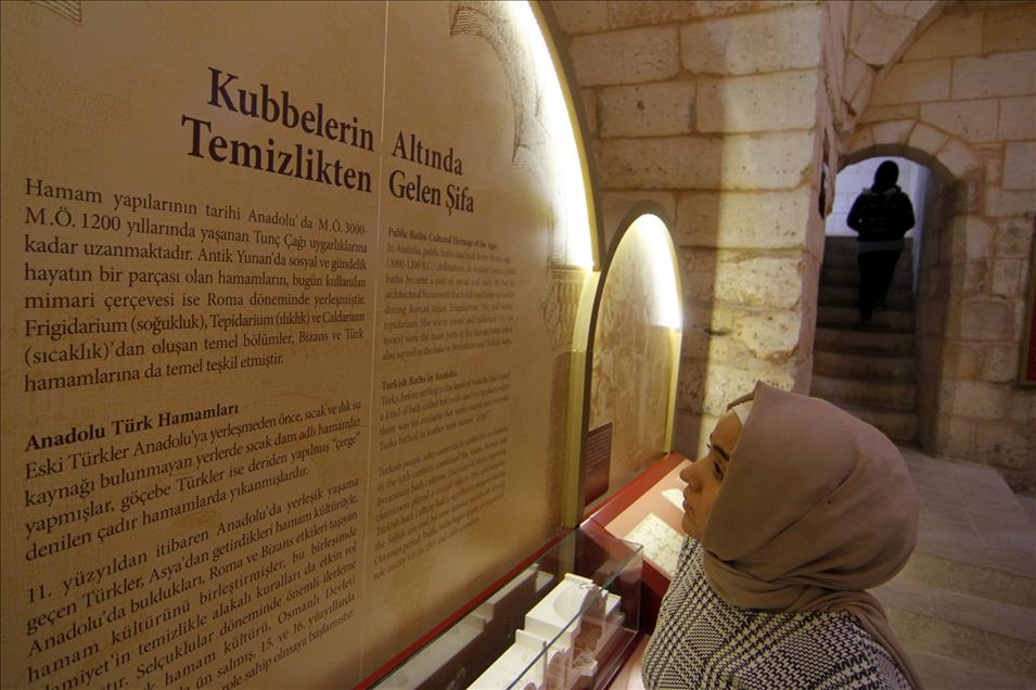 "Antep'in hamamları" müzesine ziyaretçi akını
