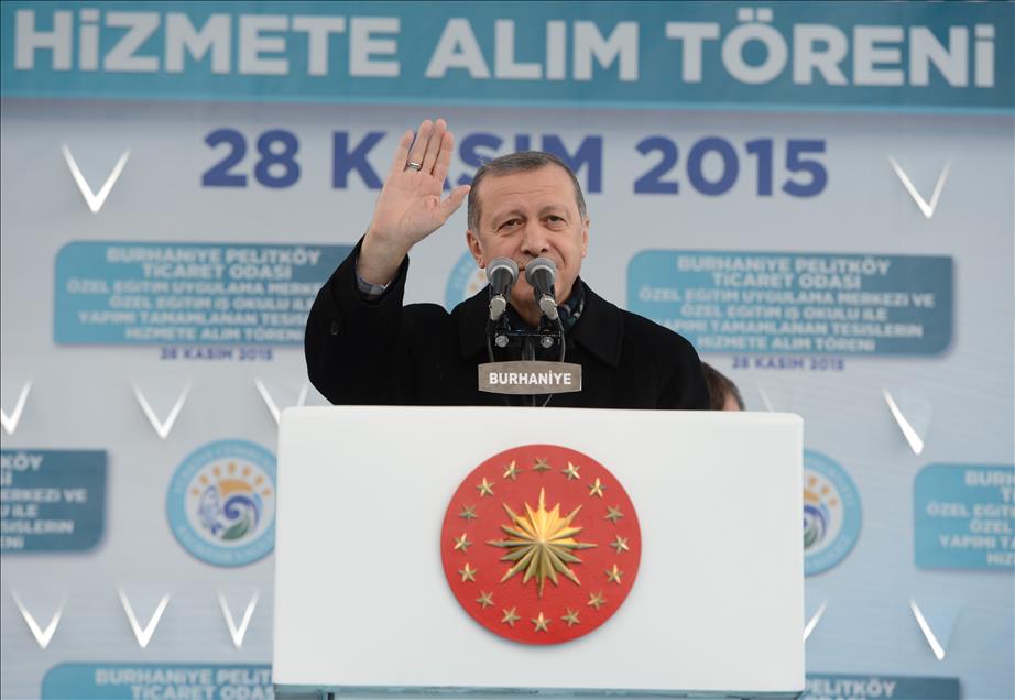 Cumhurbaşkanı Erdoğan, Balıkesir'de