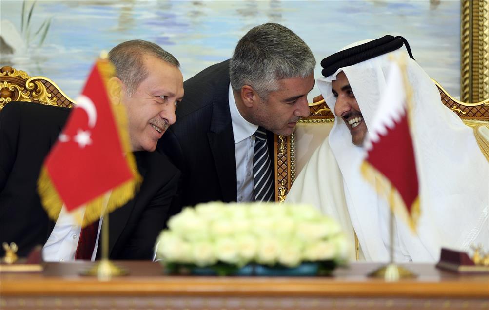 Cumhurbaşkanı Erdoğan - Katar Emiri Al Thani 