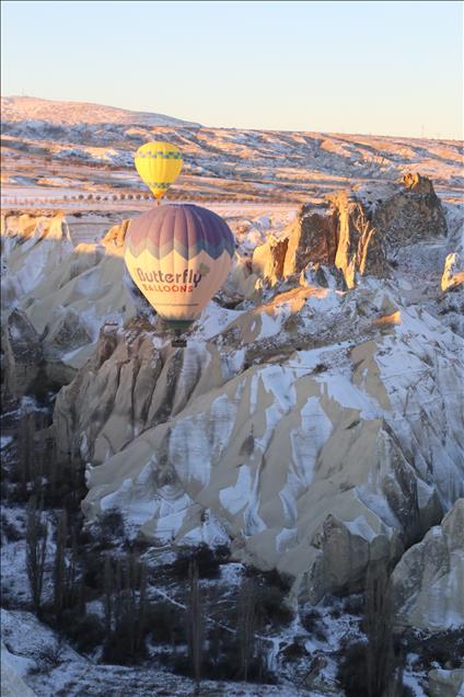 Kapadokya'da kış
