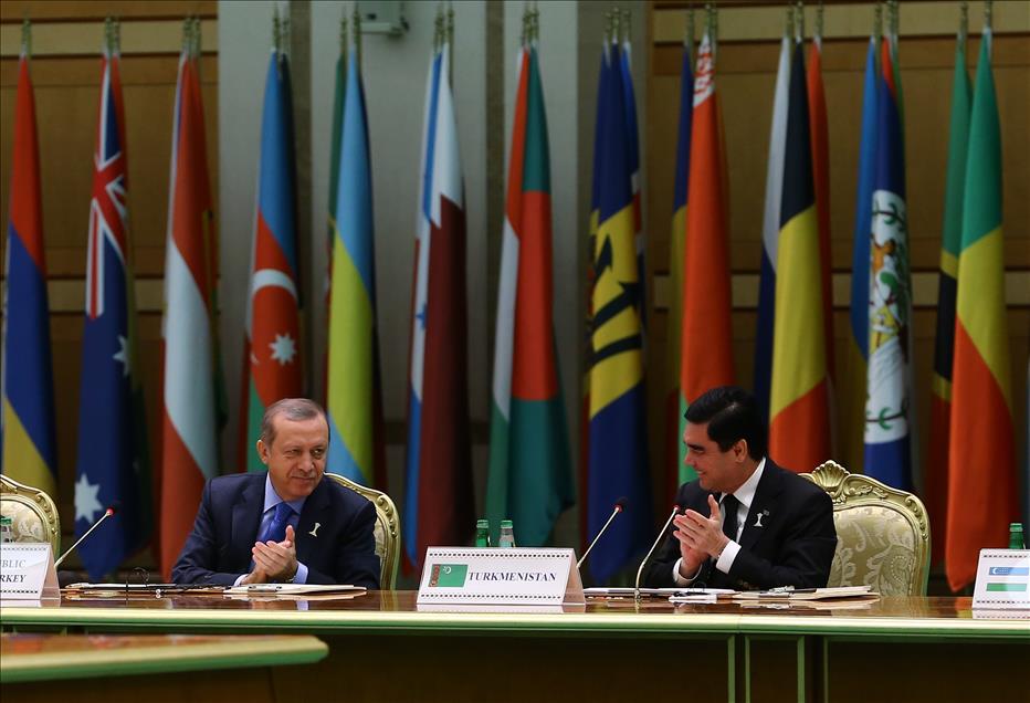 Cumhurbaşkanı Erdoğan Türkmenistan'da