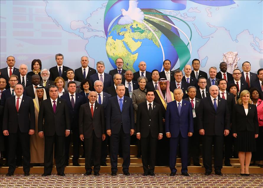 Cumhurbaşkanı Erdoğan Türkmenistan'da