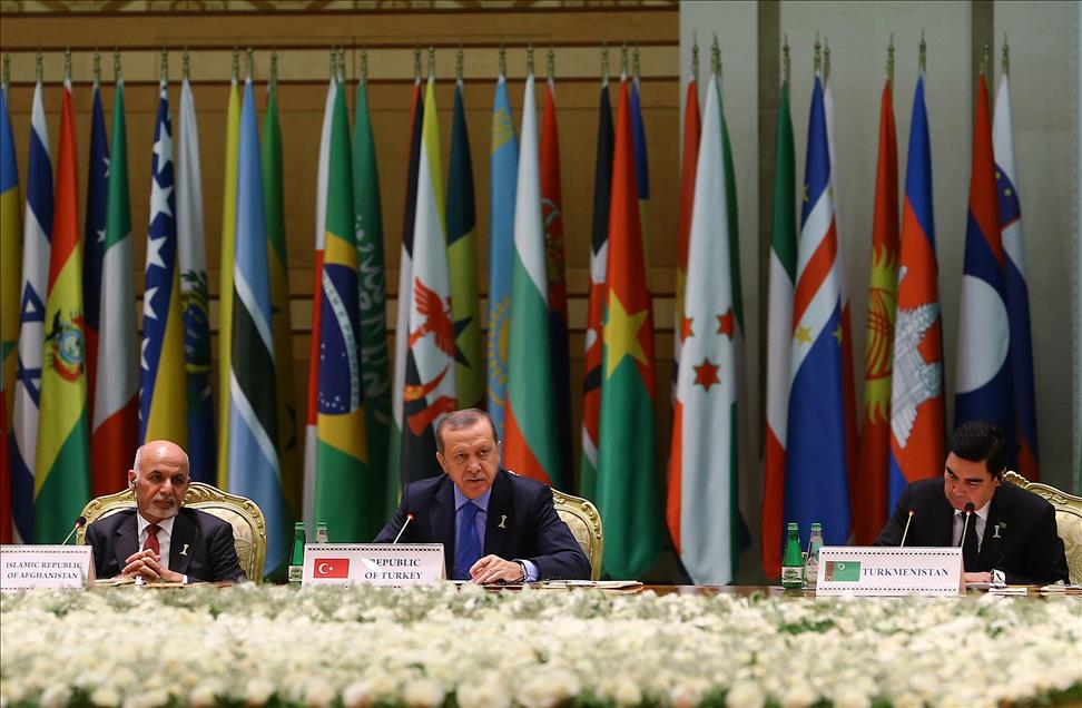 Cumhurbaşkanı Erdoğan Türkmenistan'da