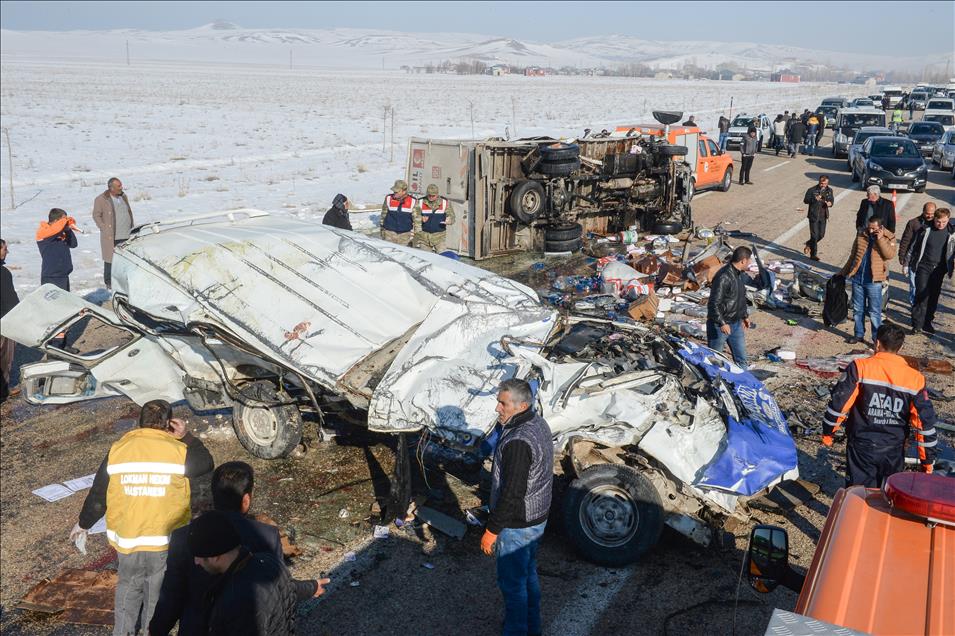Van'daki trafik kazası