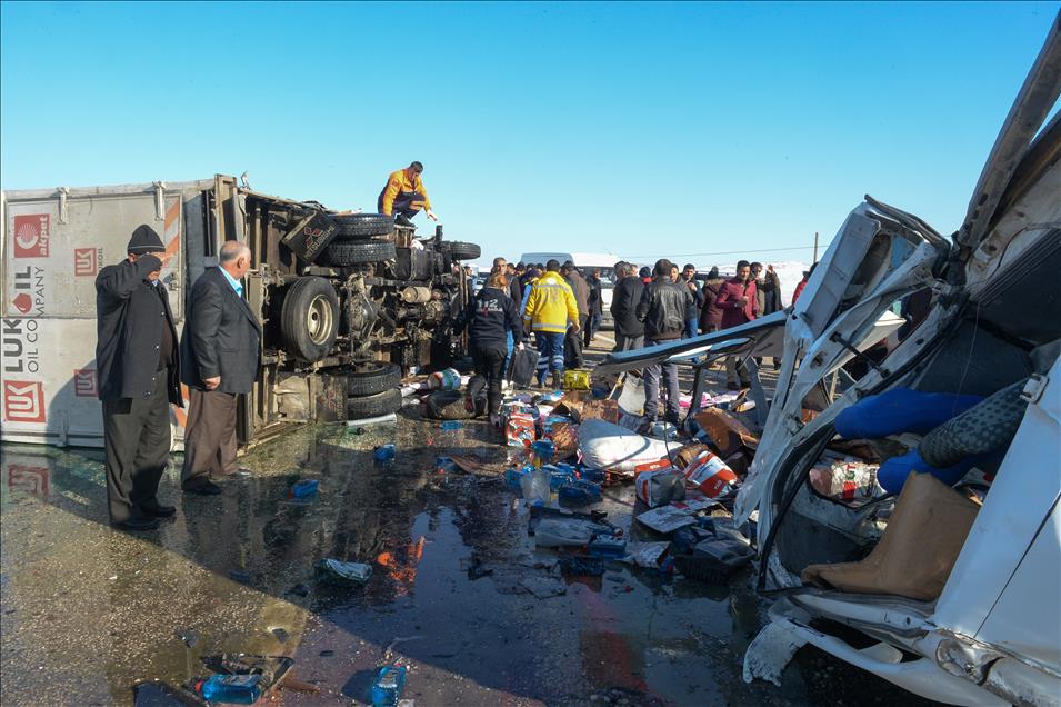 Van'daki trafik kazası