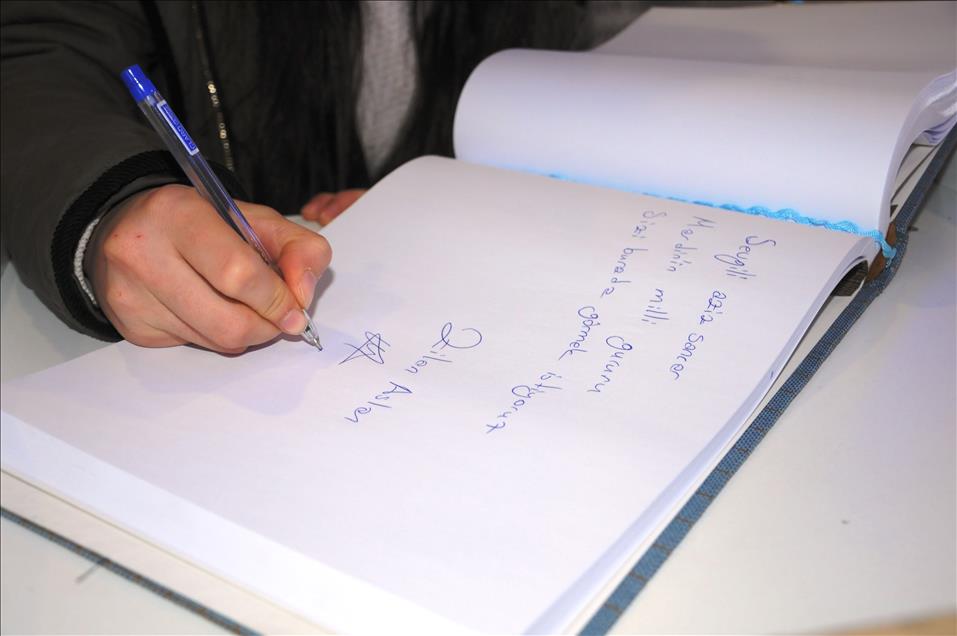 Nobel ödüllü Sancar için memleketinde anı defteri açıldı