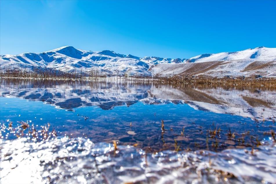 Eğrigöl kışın da fotoğraf tutkunlarını ağırlıyor