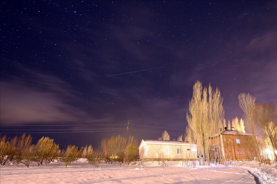 Van'da meteor yağmuru gözlendi