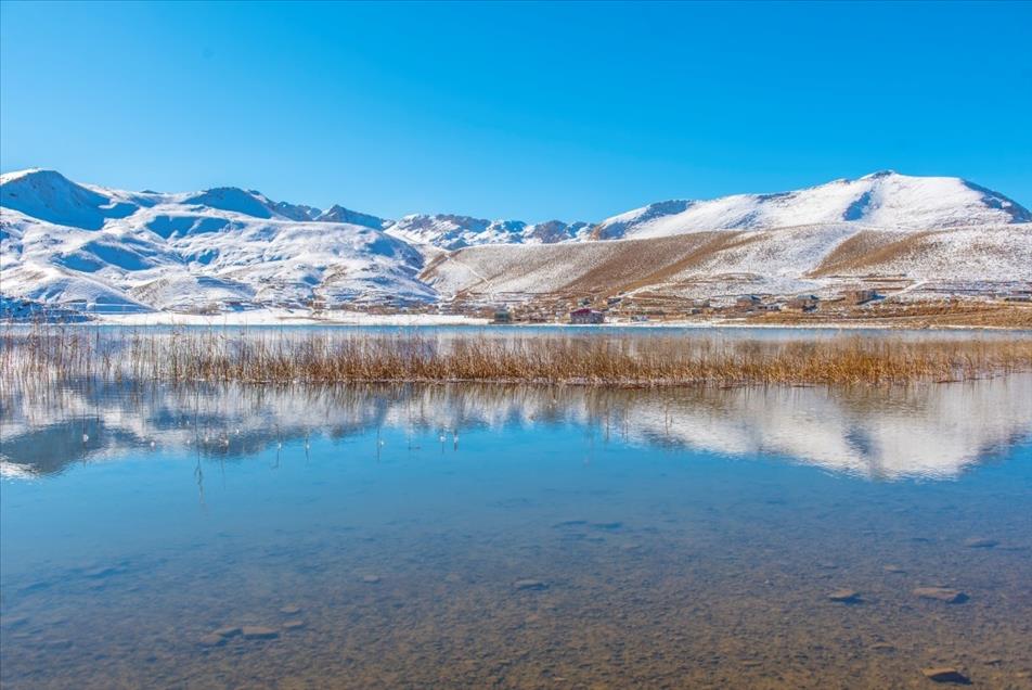 Eğrigöl kışın da fotoğraf tutkunlarını ağırlıyor