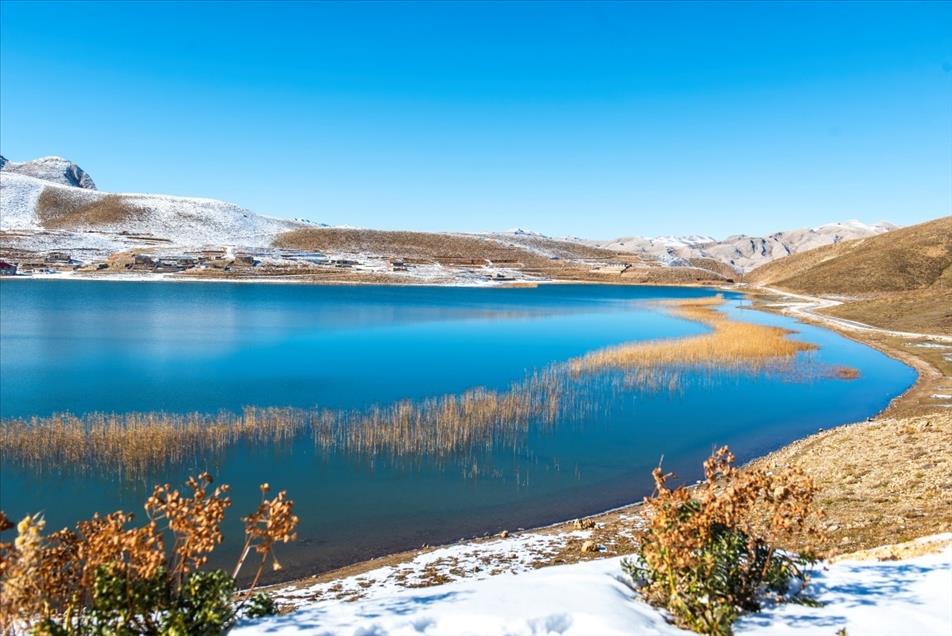 Eğrigöl kışın da fotoğraf tutkunlarını ağırlıyor