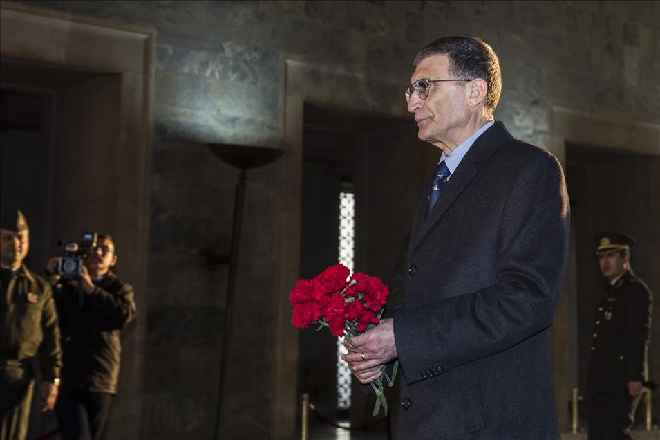 Prof. Dr. Aziz Sancar'ın Anıtkabir ziyareti