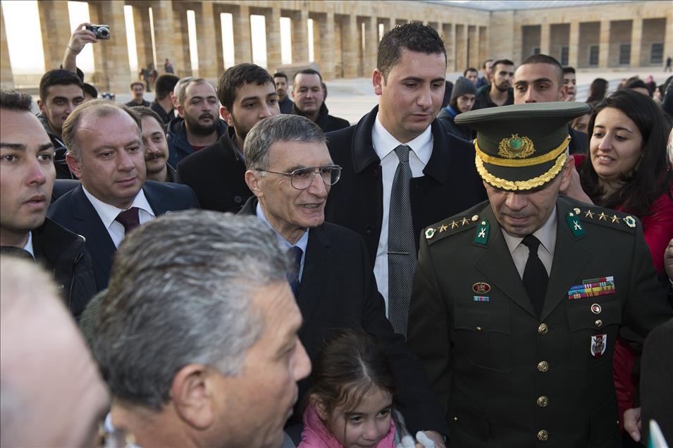 Prof. Dr. Aziz Sancar'ın Anıtkabir ziyareti