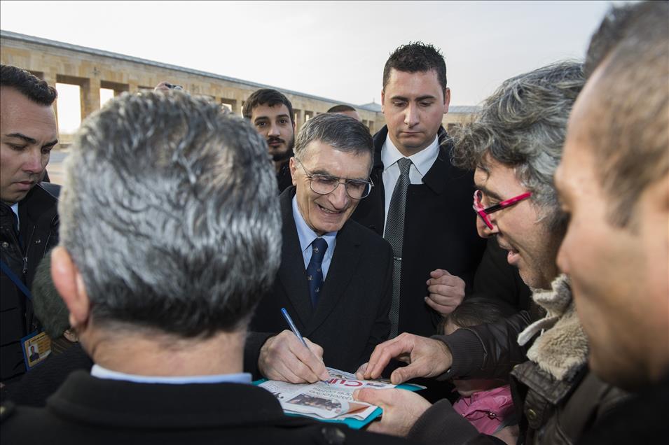 Prof. Dr. Aziz Sancar'ın Anıtkabir ziyareti