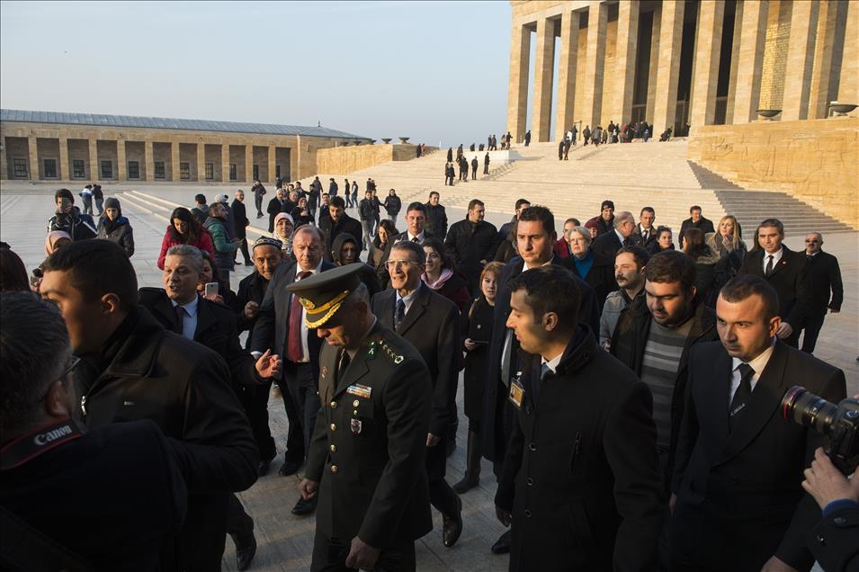 Prof. Dr. Aziz Sancar'ın Anıtkabir ziyareti
