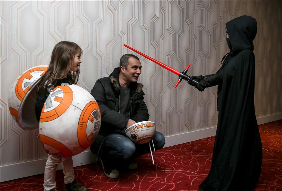 Star Wars ''Güç Uyanıyor''un özel gösterimi yapıldı