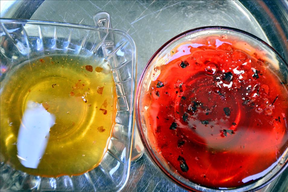 Kovandan "kırmızı bal" çıktı