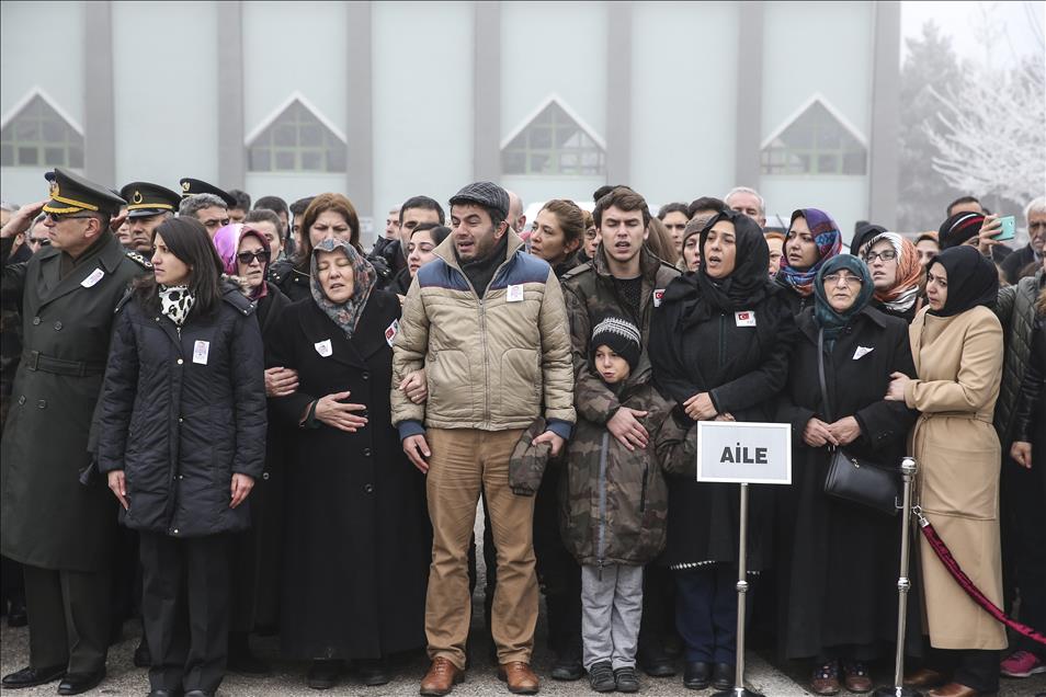Şehit Özel Harekat Polisi Güneş için tören