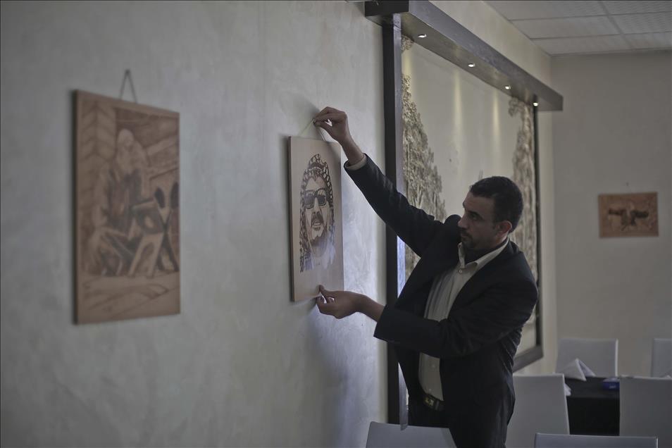 Gazzelilerin yeni iş kapılarından "Ahşap işleme sanatı"