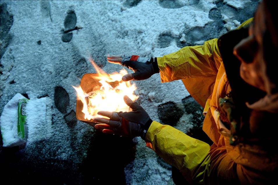 بارش برف در استانبول