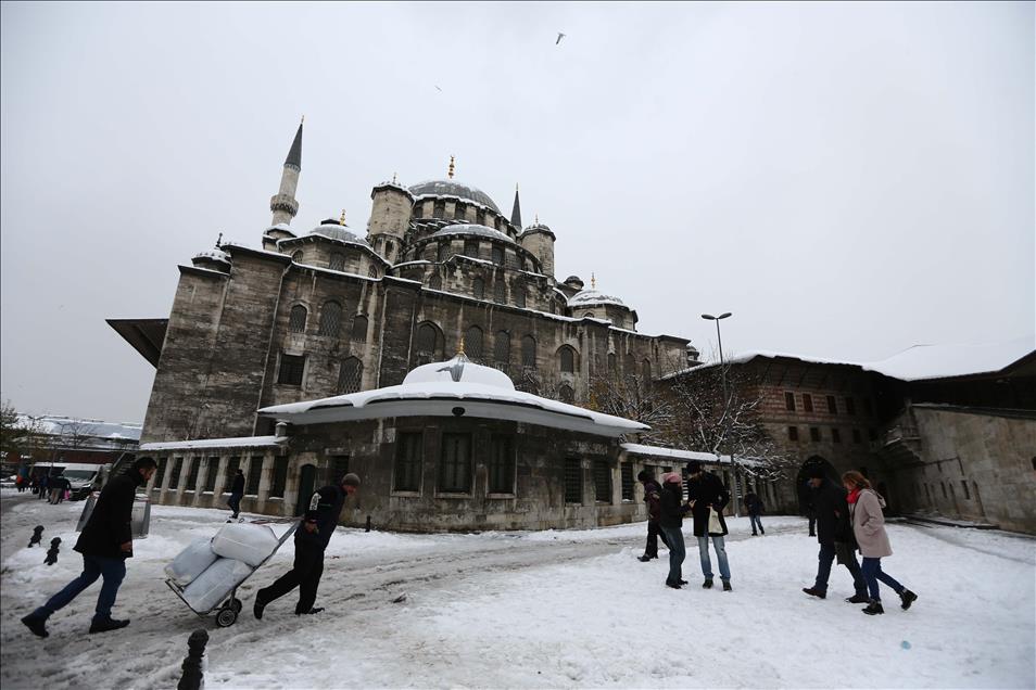 İstanbul'da kar yağışı