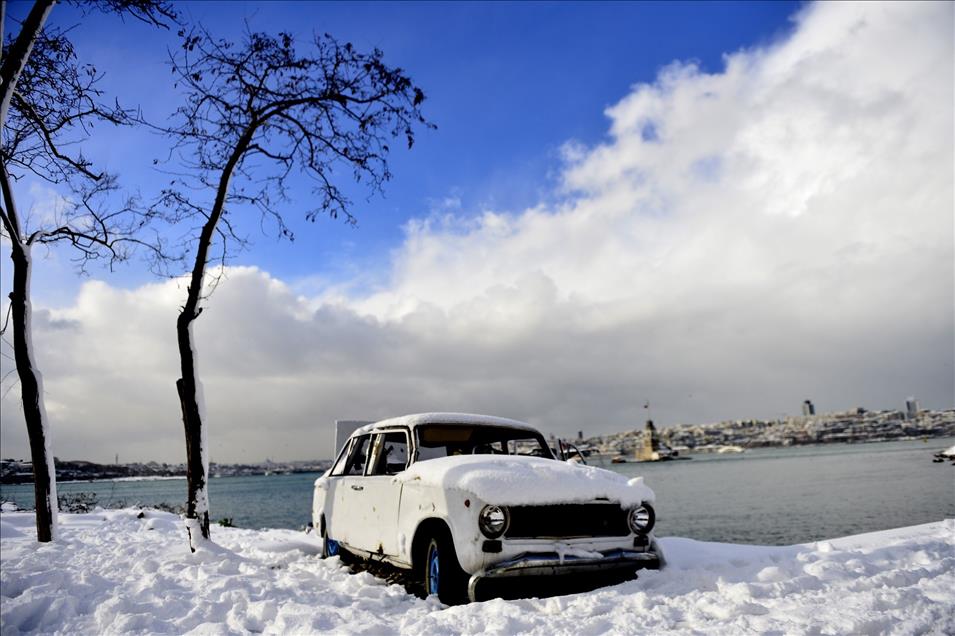 İstanbul'da kar yağışı