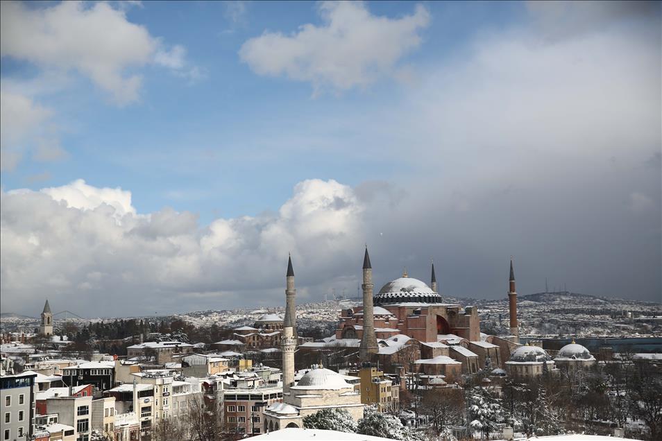 İstanbul'da kar yağışı