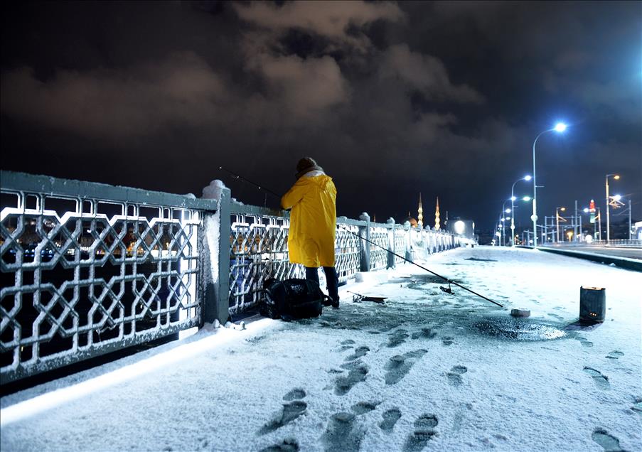 Snowfall in Istanbul