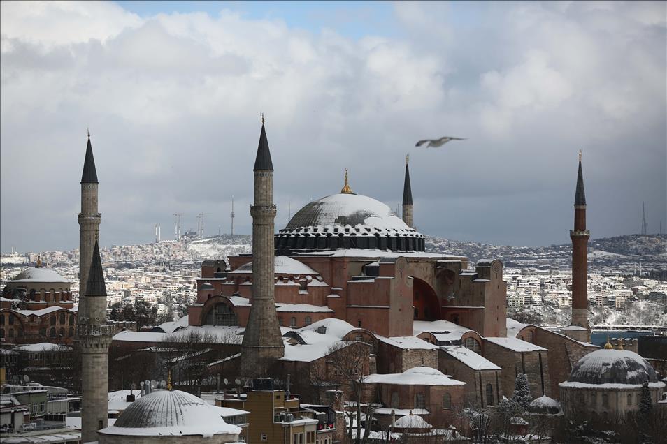 İstanbul'da kar yağışı