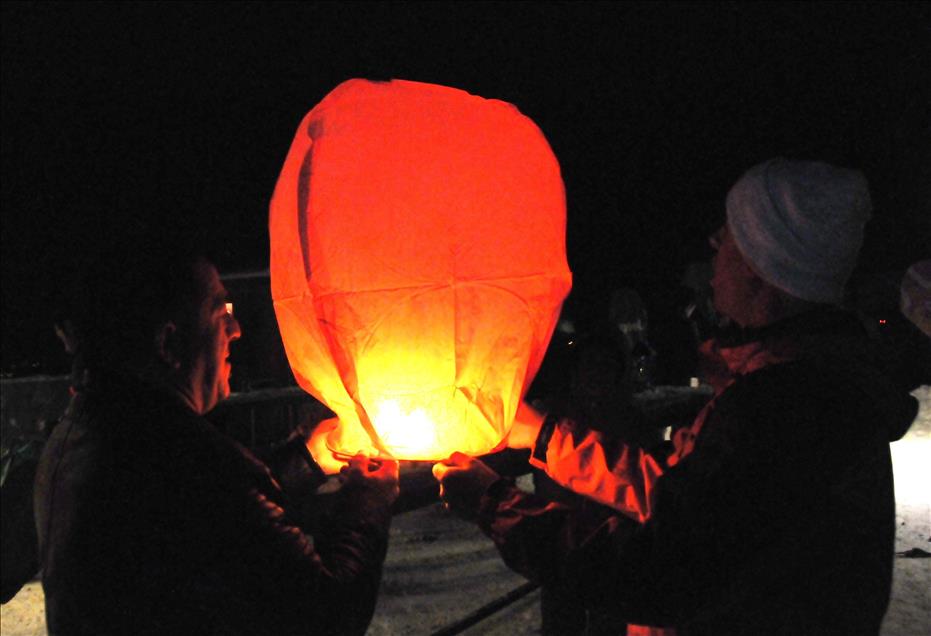 Palandöken'de yeni yıl coşkusu