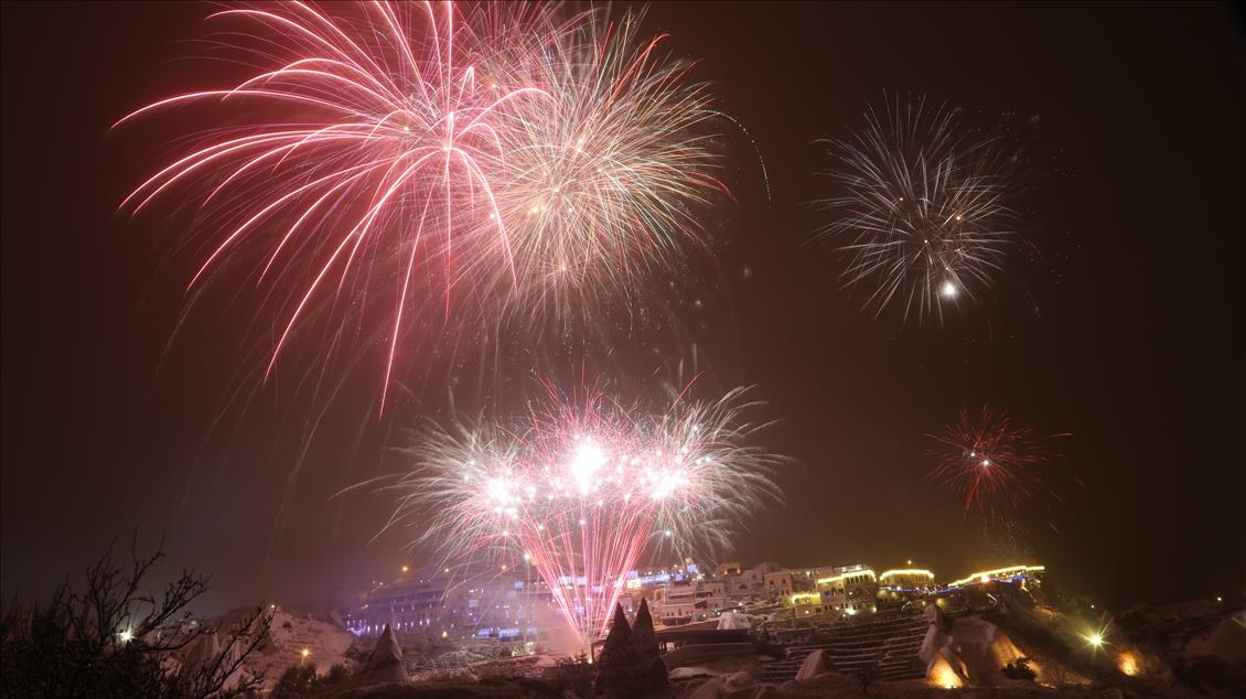Kapadokya'da yeni yıl sevinci