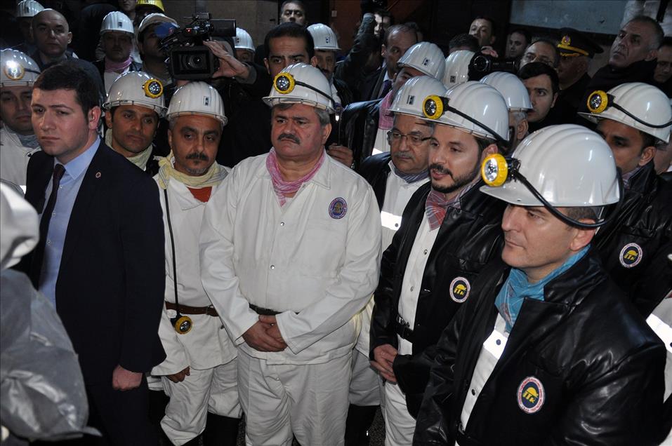 Bakanlar maden ocağına indi