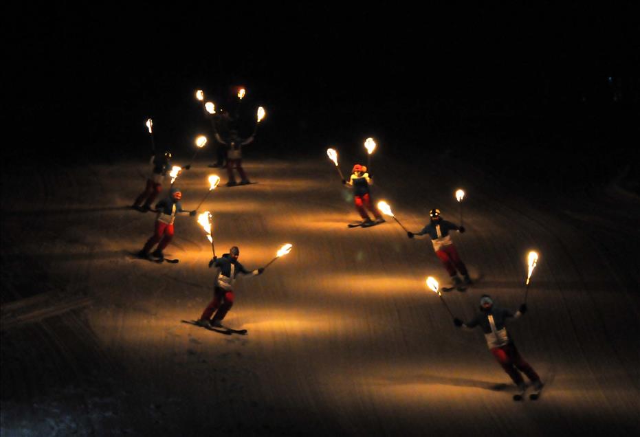 Palandöken'de yeni yıl coşkusu