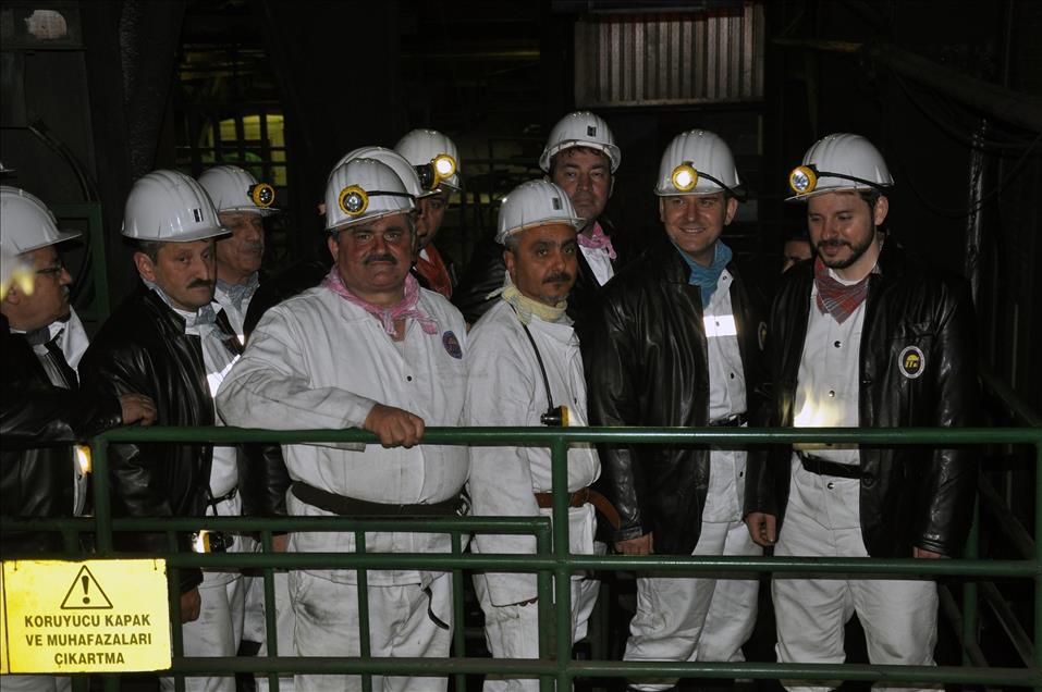 Albayrak ve Soylu, yeni yıla maden ocağında girdi