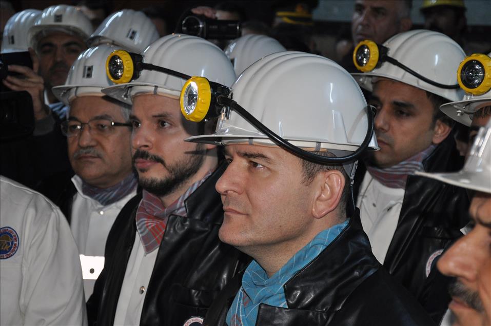 Bakanlar maden ocağına indi