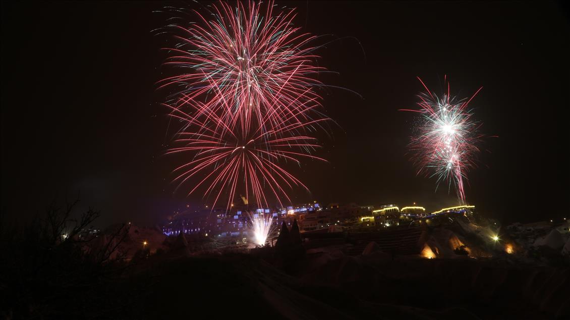 Kapadokya'da yeni yıl sevinci